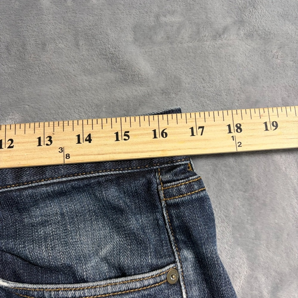 Rag & Bone Fit 2 Slim Jeans Mens 32x32 Skinny Slim Dark Blue Denim Button Fly - Picture 10 of 12